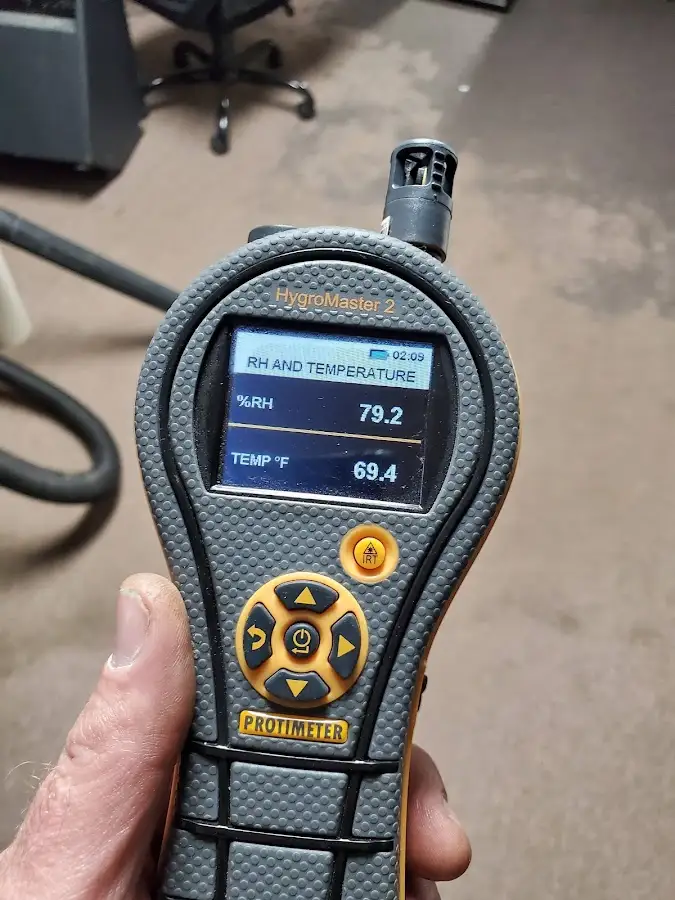 Moisture meter humidity assessment for Fire & Smoke Damage Restoration in Northborough